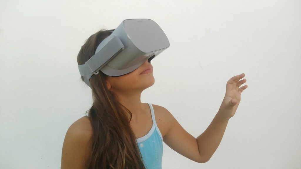 esperienza in realtà virtuale con visore Oculus GO!